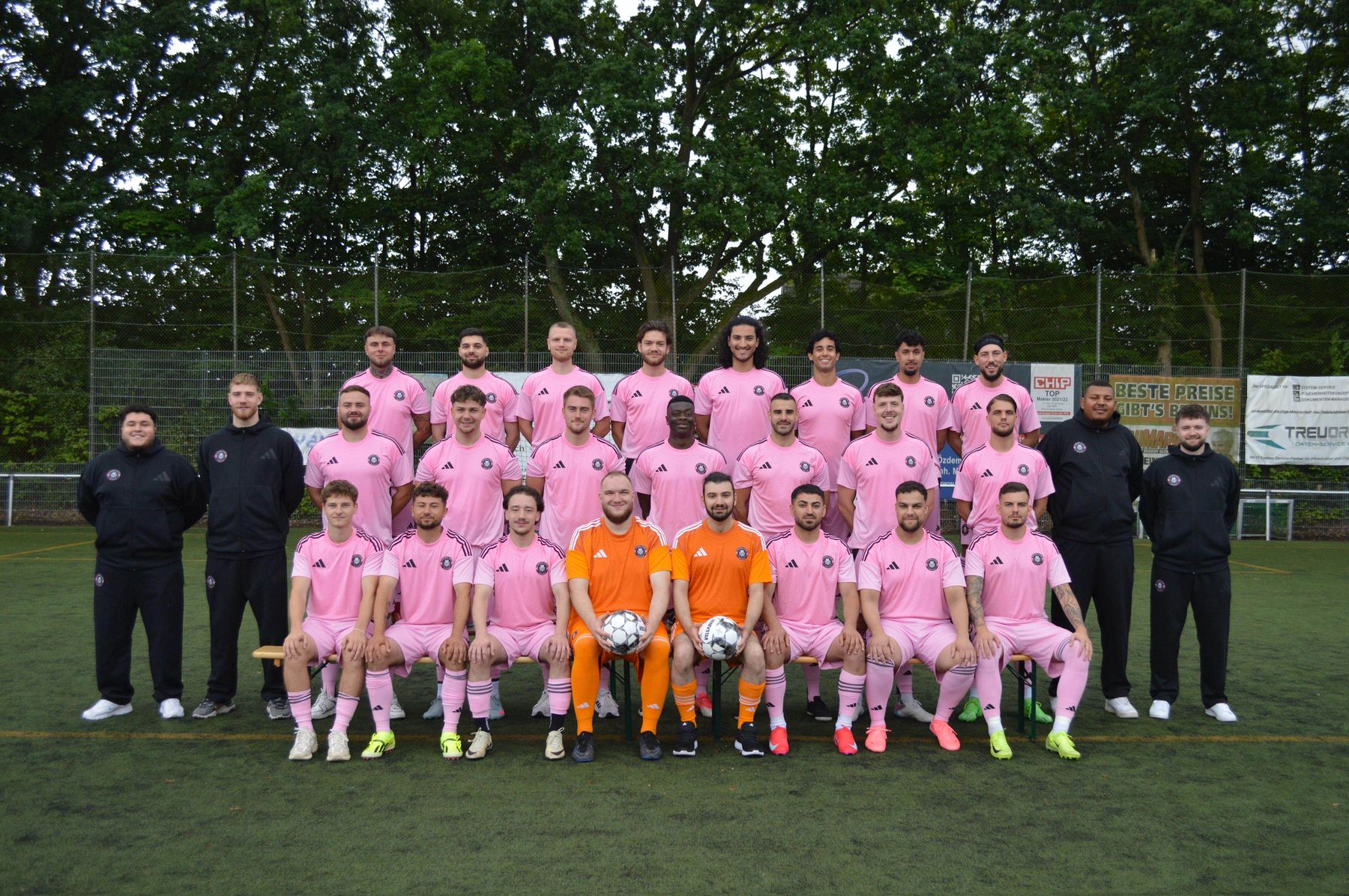 Mannschaftsfoto der 1. Herren des FC Gregs, Saison 2025/26